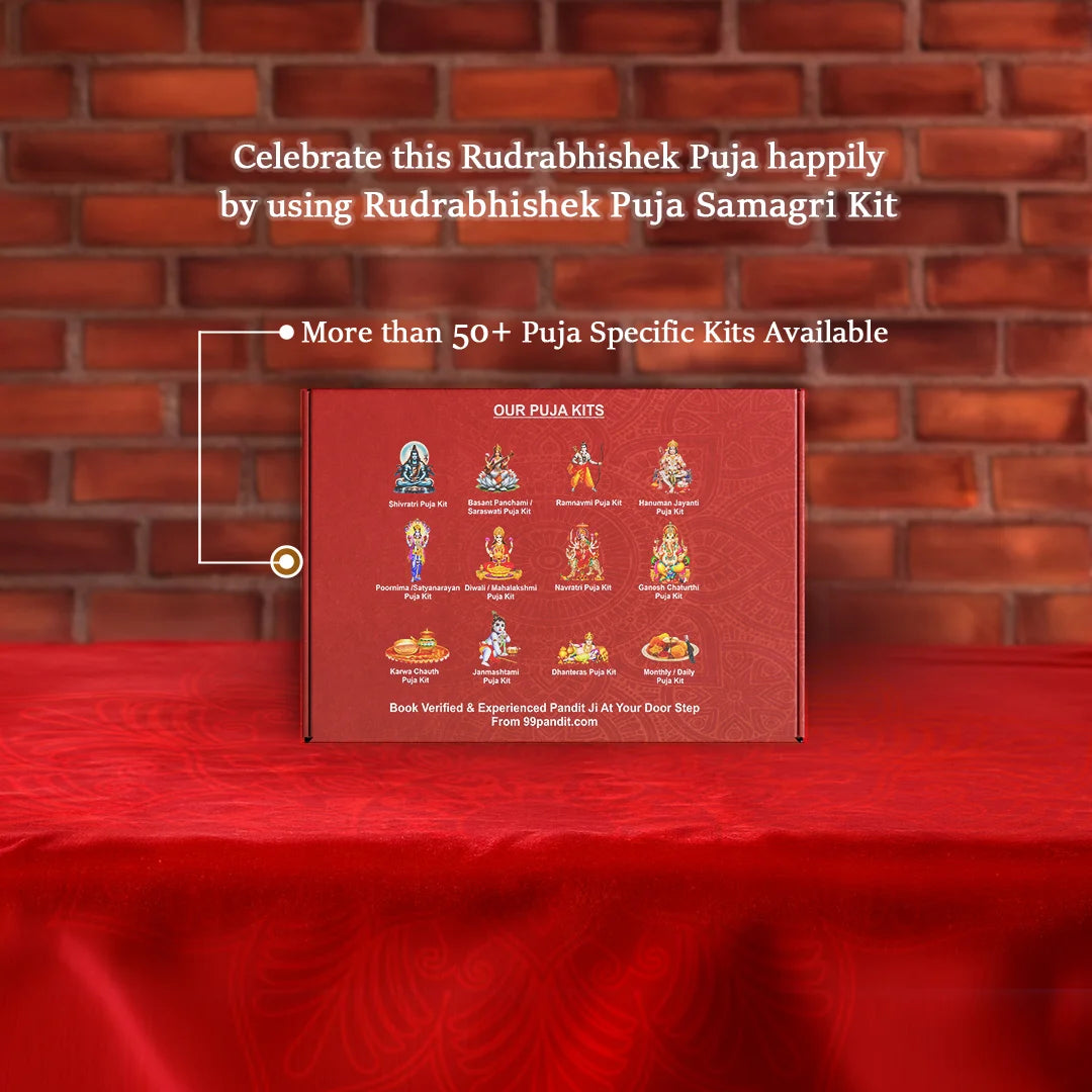 Rudrabhishek Puja Kit + 30 Sambrani Cups – Free Shipping on Prepaid Orders!