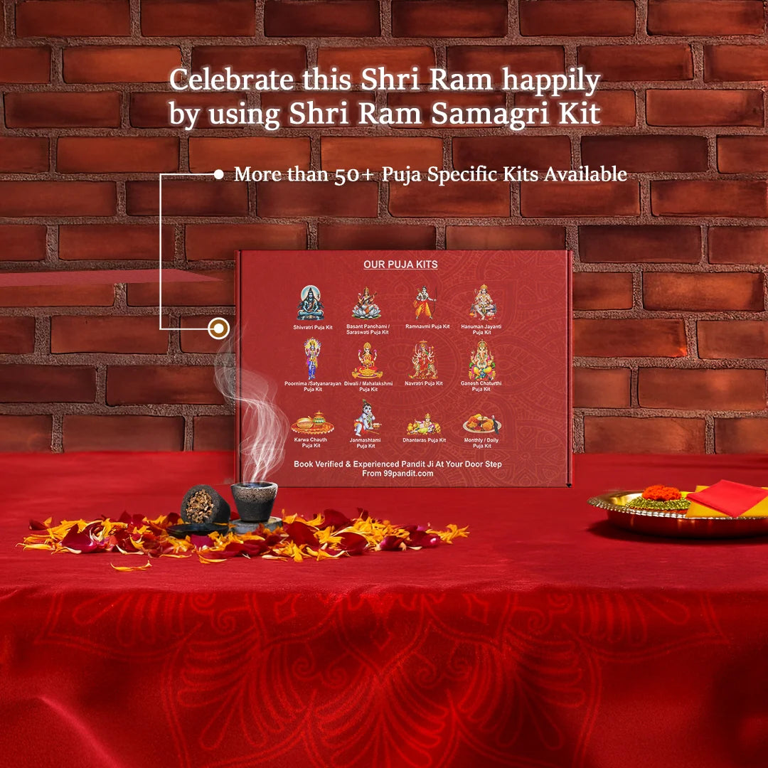 Authentic Shri Ram Puja Samagri Kit: Fresh & Pure Ingredients