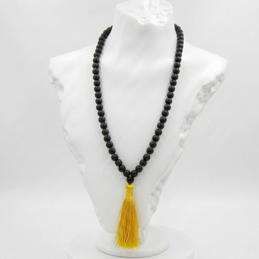 Natural Karungali String Mala 8 mm (Lab Certified)