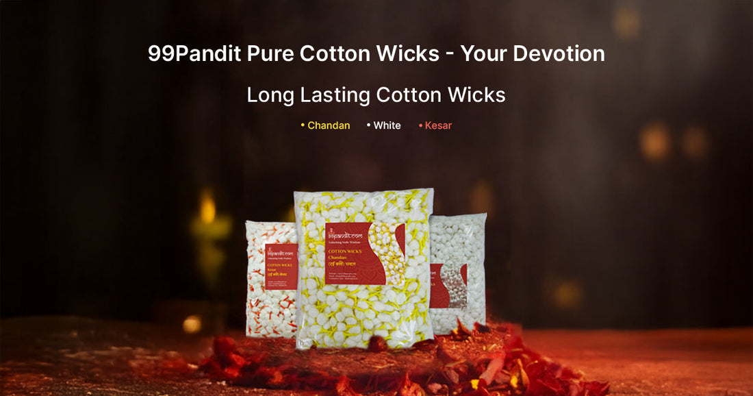 High-quality cotton diya batti made with pure ghee, ideal for daily पूजा, aarti, and religious rituals. Long-lasting and smokeless burning.
