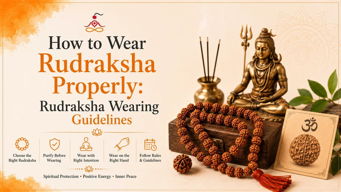 How to Wear Rudraksha