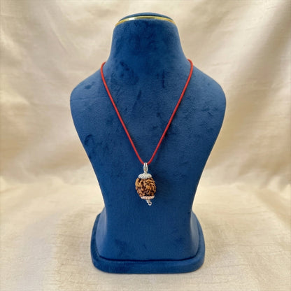 Natural 3 Mukhi Rudraksha Pendant (Lab Certified)