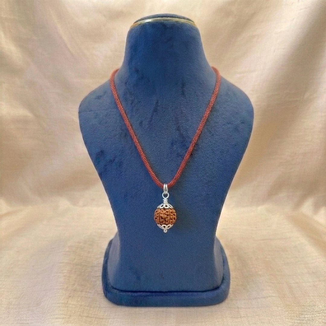 Natural Rudraksha Pendant 9 Face (Lab Certified)