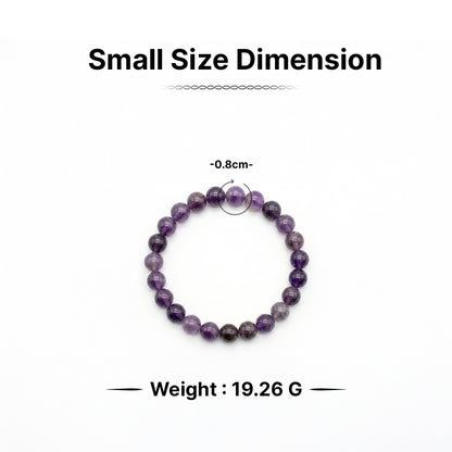 Zodiac Sagittarius Natural Amethyst Bracelet
