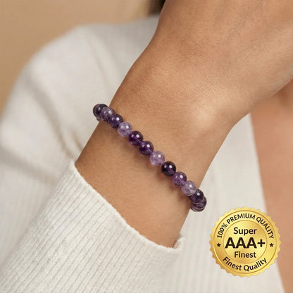 Zodiac Sagittarius Natural Amethyst Bracelet