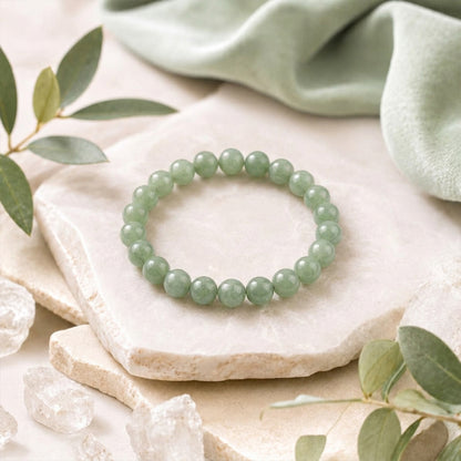 Natural Aventurine Bracelet for Good luck & Success(Lab-Certified)