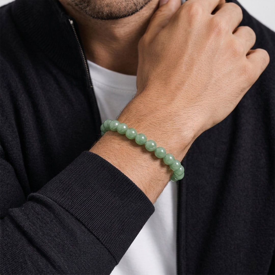 Natural Aventurine Bracelet for Good luck & Success(Lab-Certified)