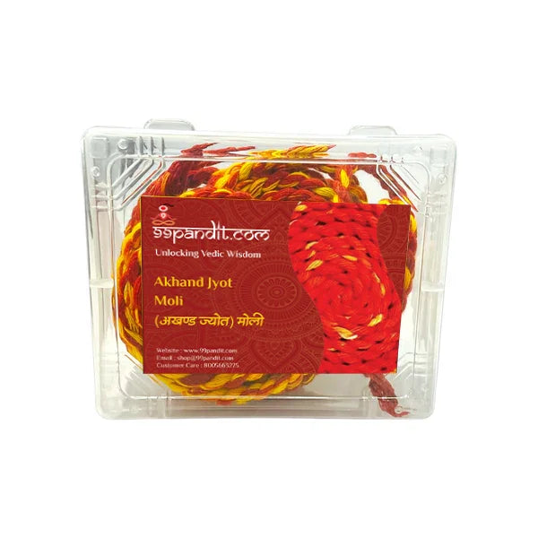 Best-Quality Akhand Jyot Batti - Moli for Holy Lighting