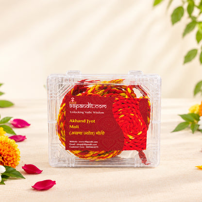 Best-Quality Akhand Jyot Batti - Moli for Holy Lighting