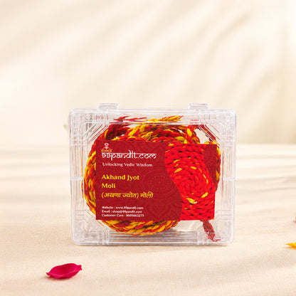 Best-Quality Akhand Jyot Batti - Moli for Holy Lighting