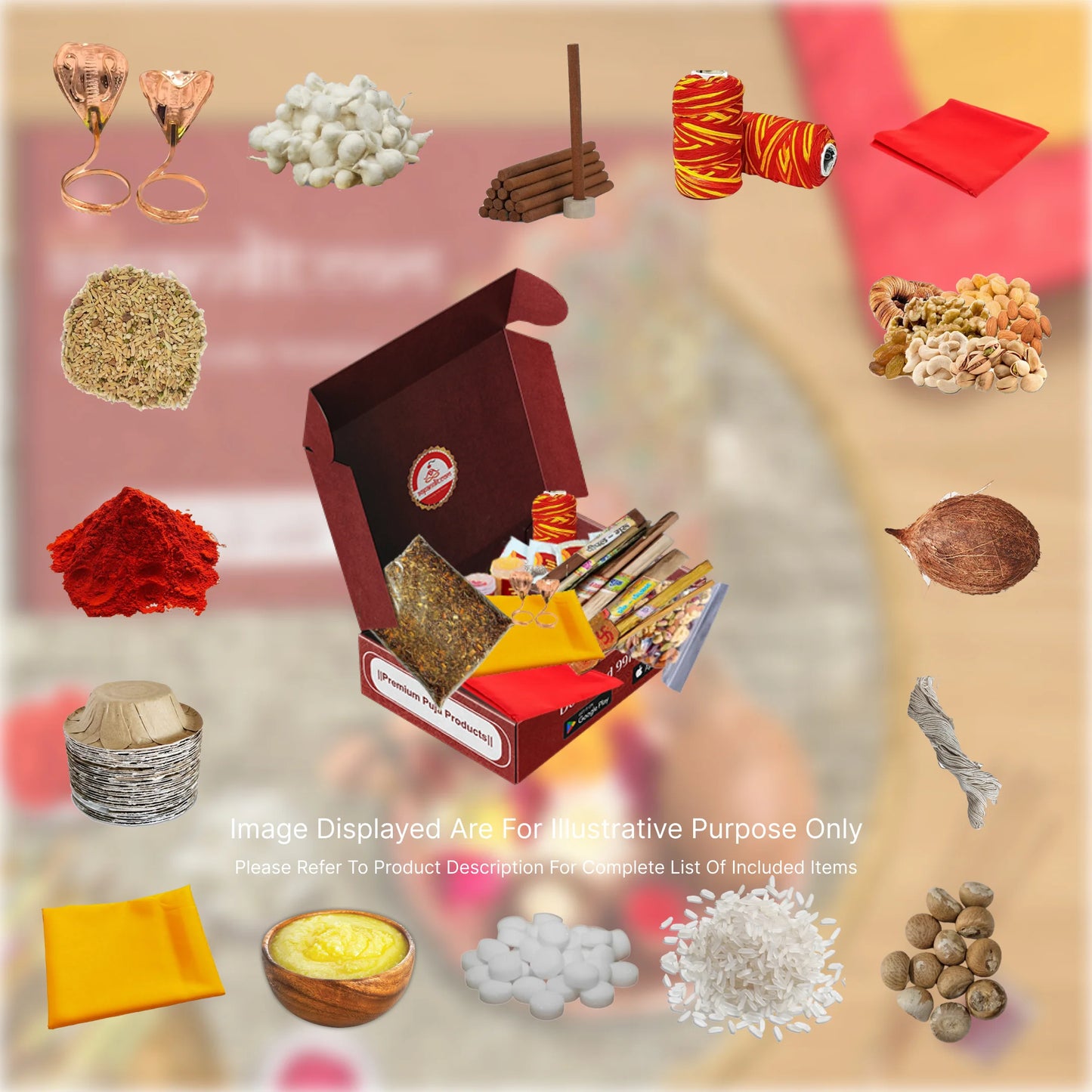 Traditional Bhoomi Pujan Samagri Kit with 100% Pure Ingredients