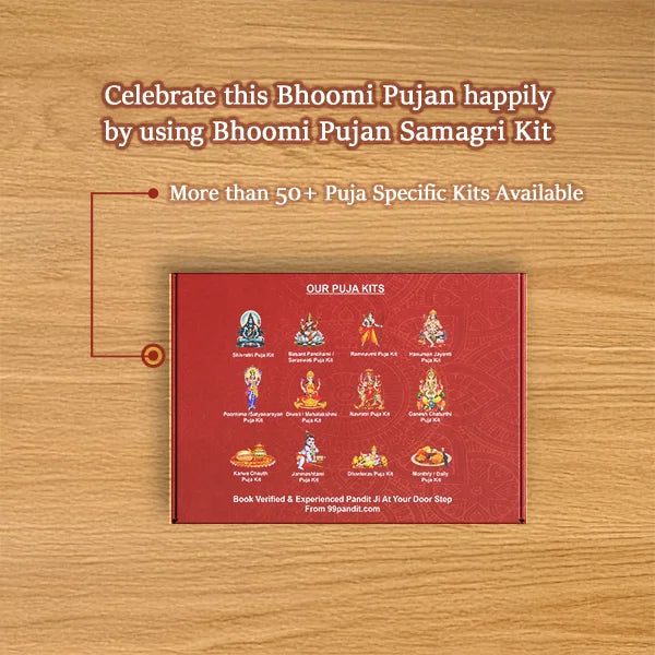 Traditional Bhoomi Pujan Samagri Kit with 100% Pure Ingredients