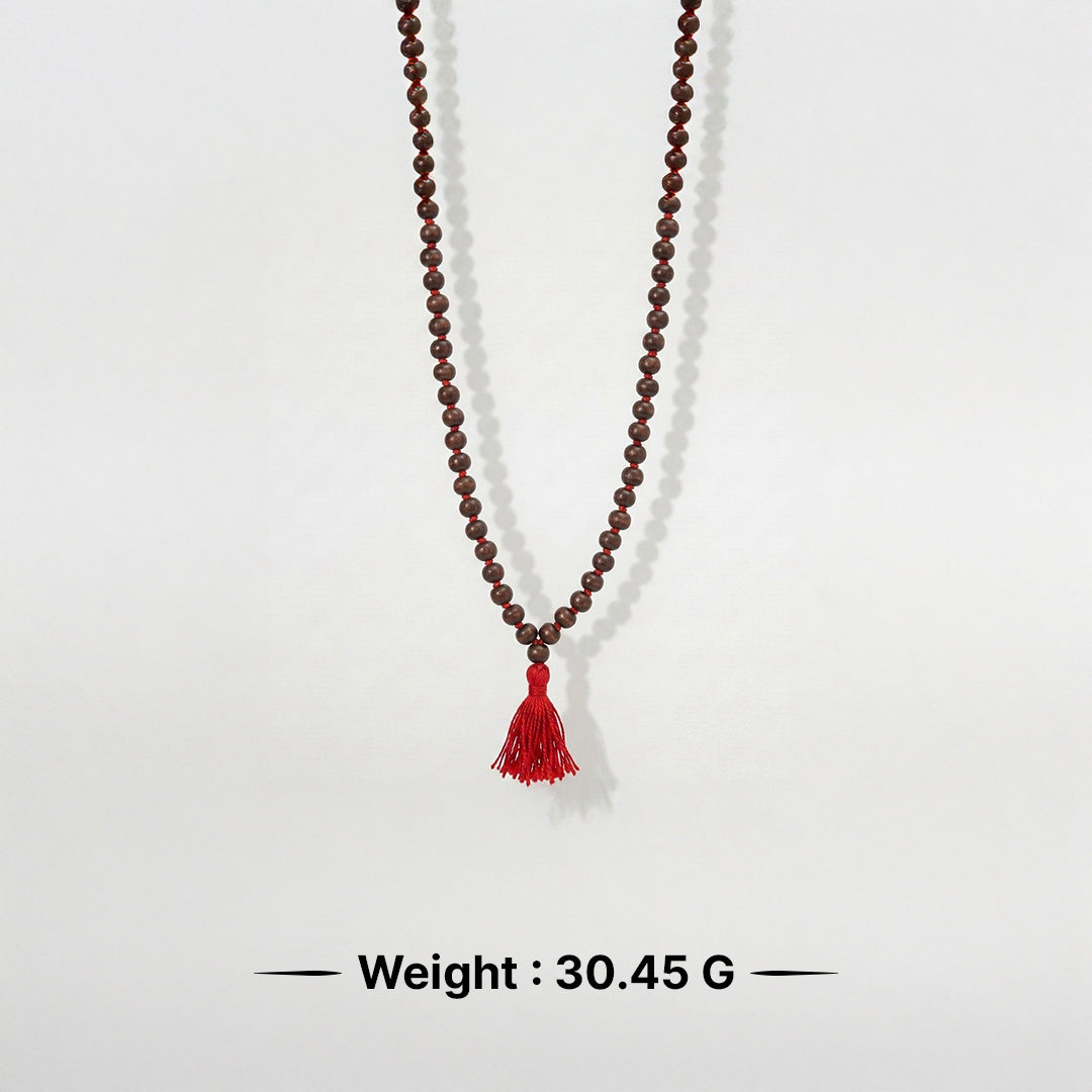 Natural Chandan String Mala (Lab Certified)