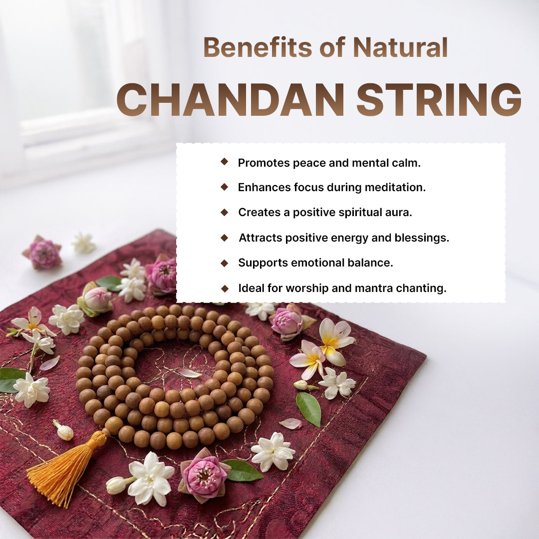 Natural Chandan String White (Lab Certified)