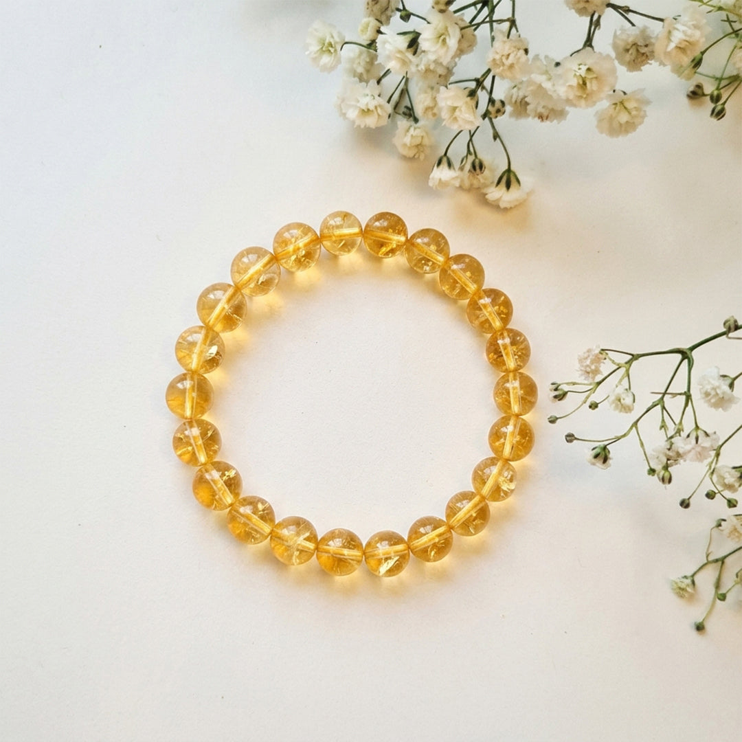 Zodiac Gemini Natural Citrine Bracelet