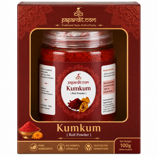99Pandit Organic Kumkum Powder 100g for Daily Puja