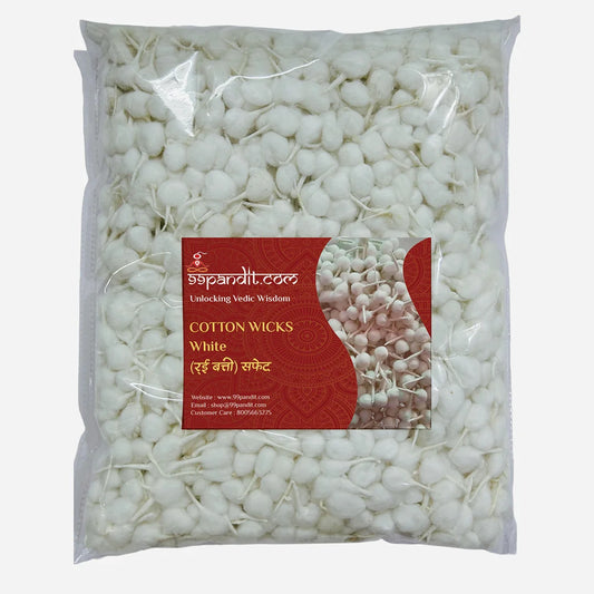 Premium & Long Lasting Cotton Wicks - White (1100 Pieces)