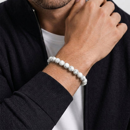 Zodiac Cancer Natural Howlite Bracelet