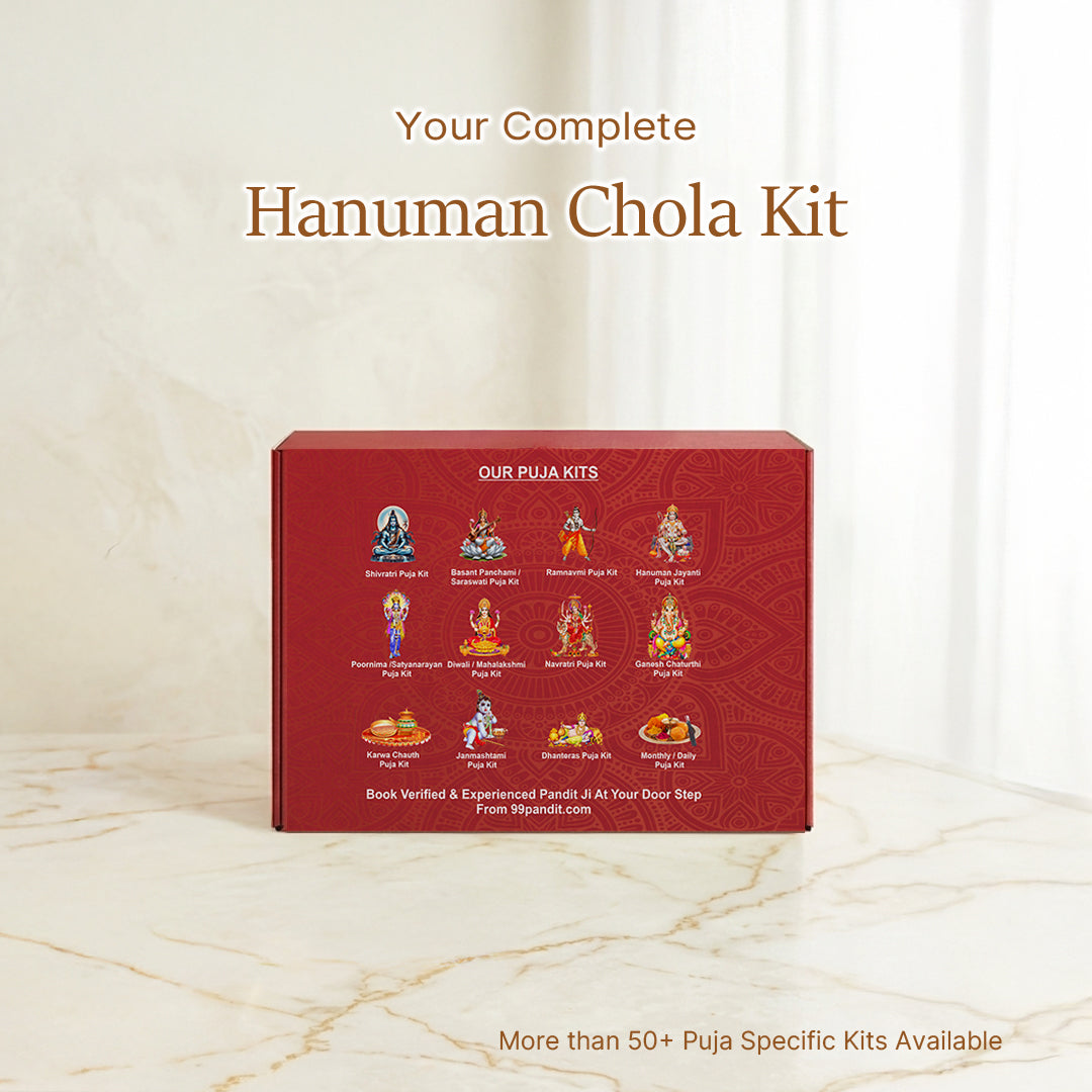 Hanuman Chola Kit for Hanuman Puja: Protection, Courage, & Faith