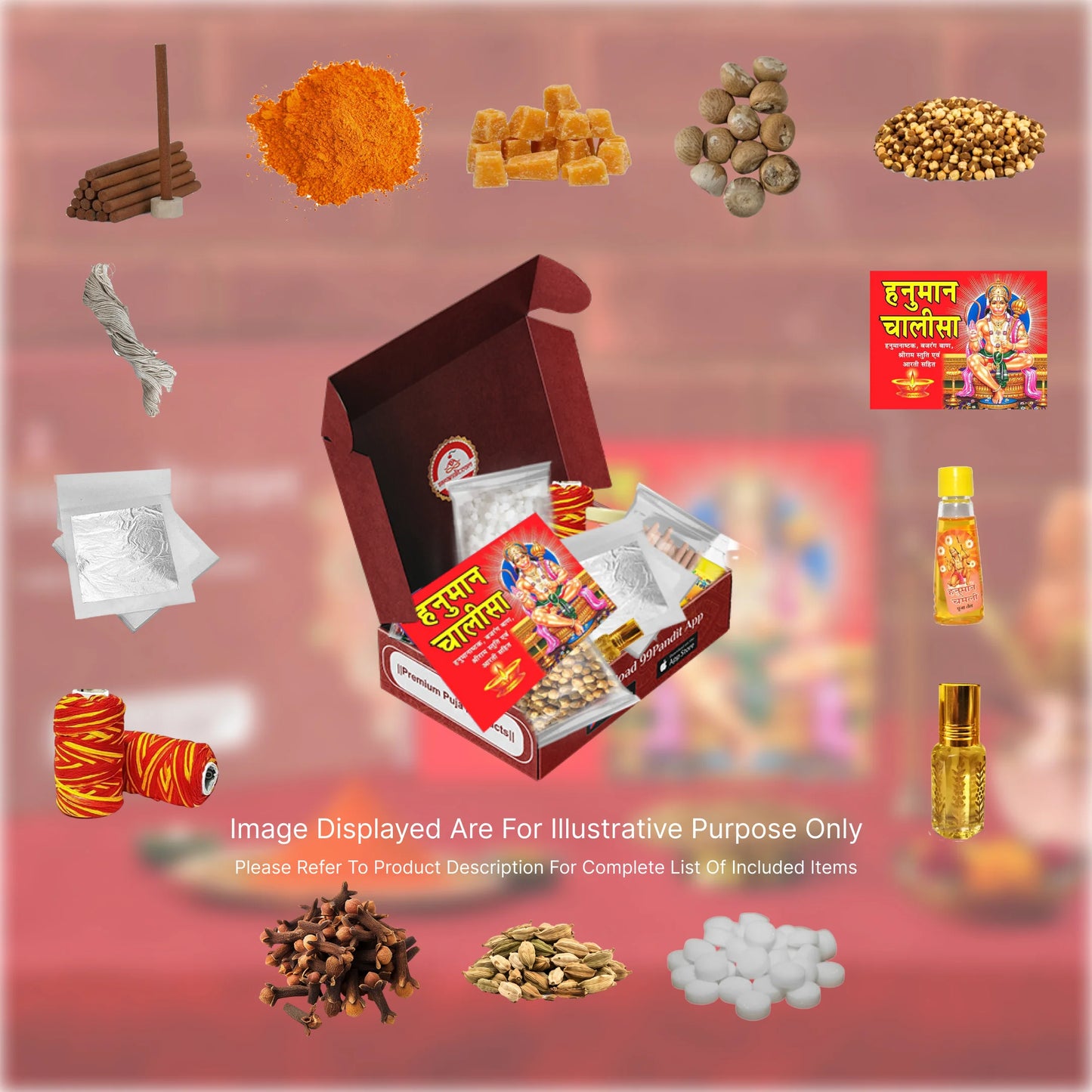 Hanuman Chola Kit for Hanuman Puja: Protection, Courage, & Faith