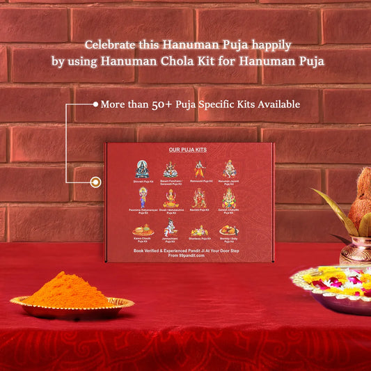 Hanuman Chola Kit for Hanuman Puja: Protection, Courage, & Faith