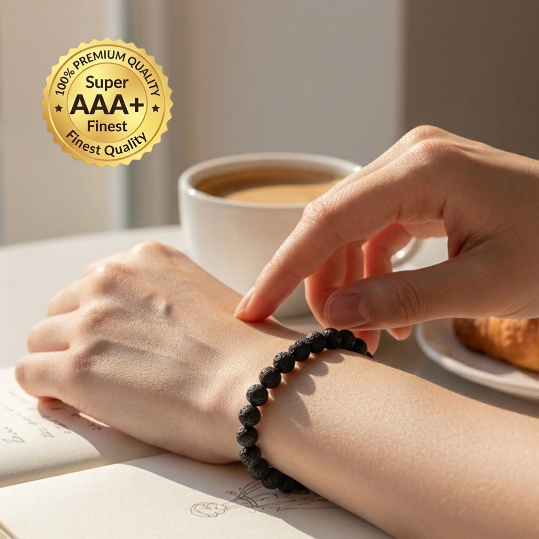 Natural Karungali Bracelet for Protection, Success & Positive Energy (Lab Certified)