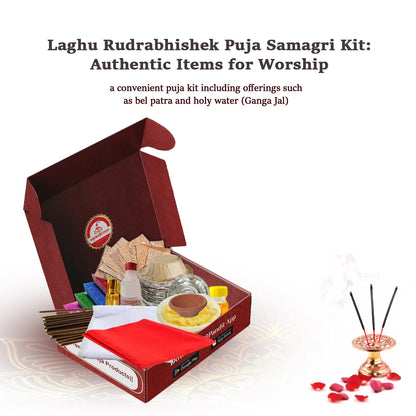 Laghu Rudrabhishek Puja Samagri Kit: Authentic Items for Worship