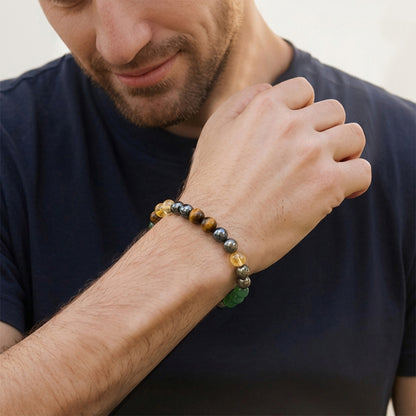 Natural Money Bracelet for Wealth & Success (Lab Certified)