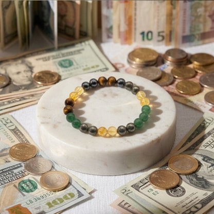 Natural Money Bracelet for Wealth & Success (Lab Certified)