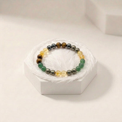 Natural Money Bracelet for Wealth & Success (Lab Certified)