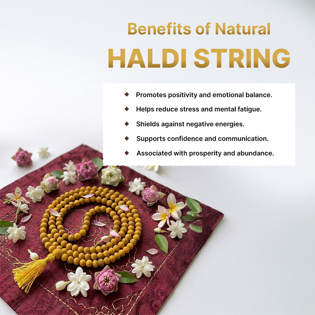 Natural Haldi String (Lab Certified)
