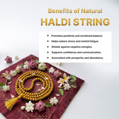 Natural Haldi String (Lab Certified)