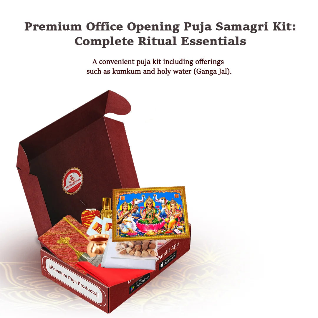 Premium Office Opening Puja Samagri Kit: Complete Ritual Essentials