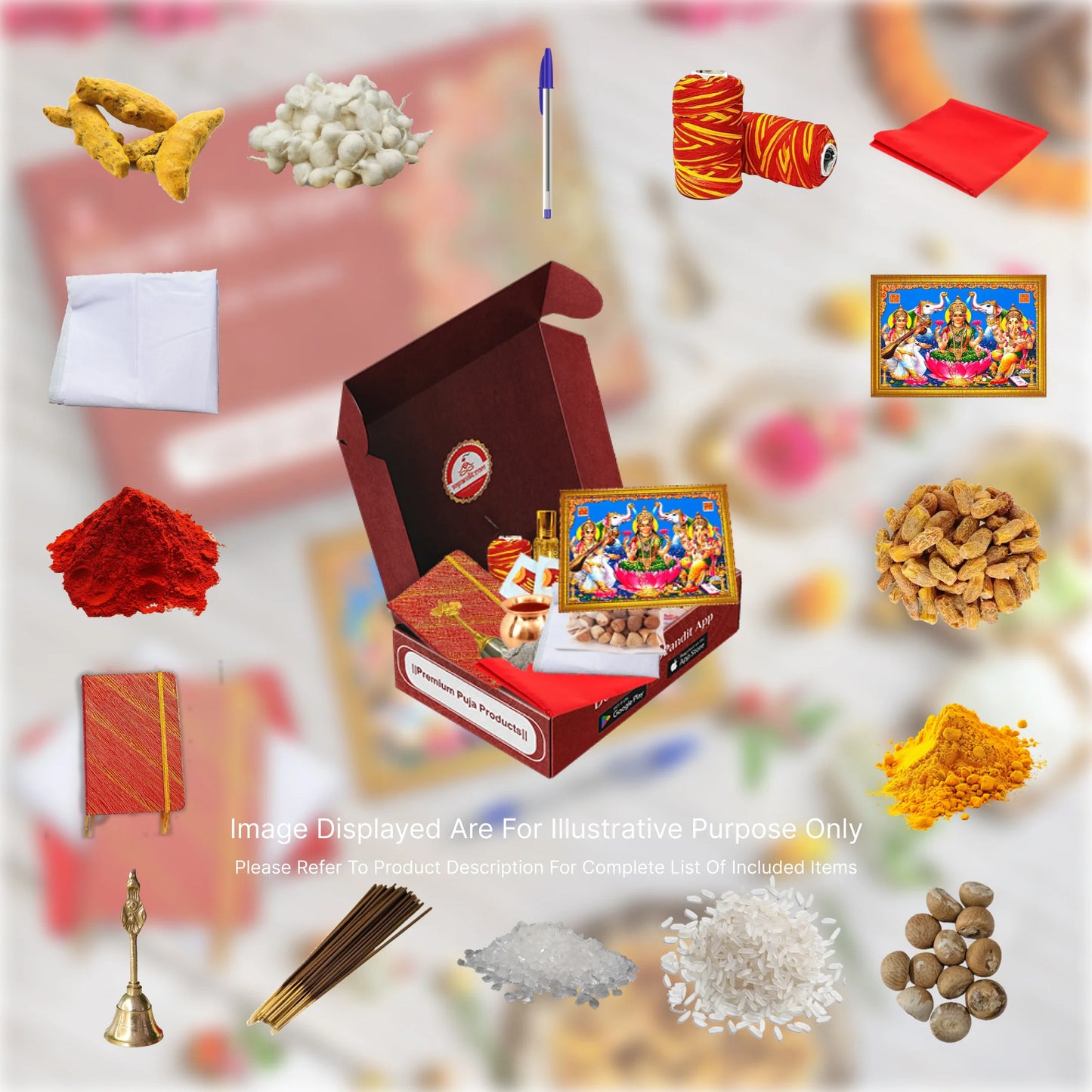 Premium Office Opening Puja Samagri Kit: Complete Ritual Essentials