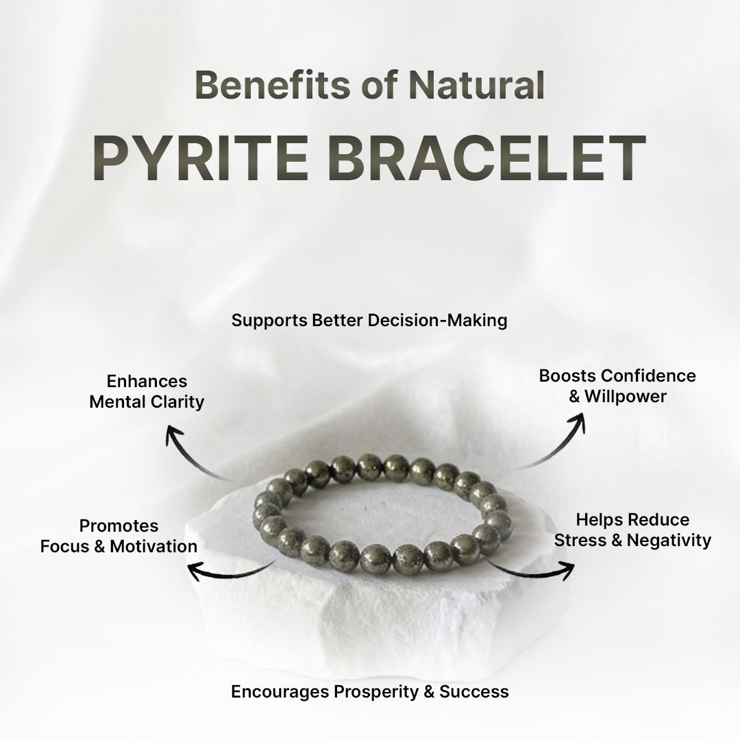 Zodiac Capricorn Natural Pyrite Bracelet