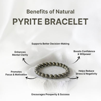 Zodiac Capricorn Natural Pyrite Bracelet