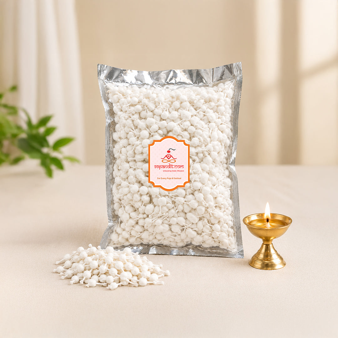 Premium & Long Lasting Cotton Wicks - White (1100 Pieces)