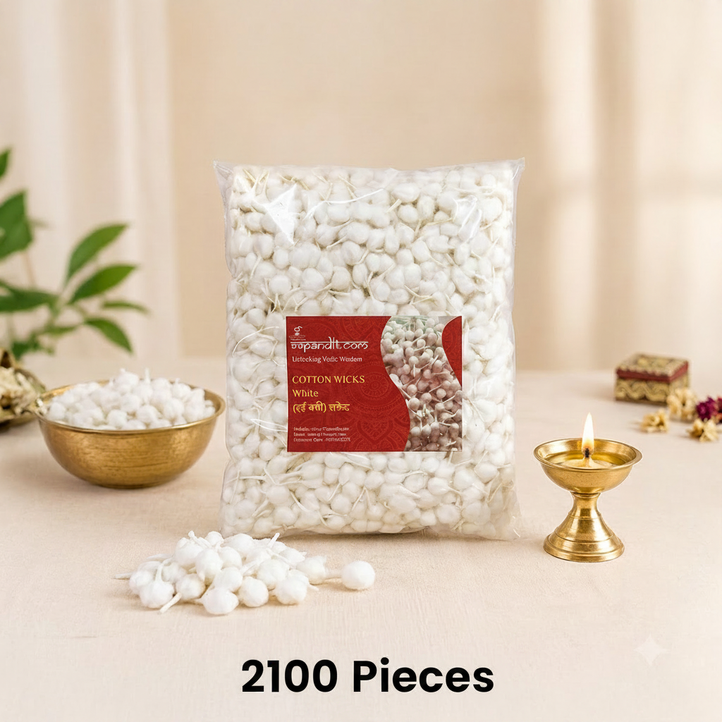 Premium & Long Lasting Cotton Wicks - White (2100 Pieces)