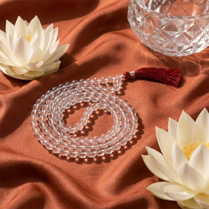 Natural Rock Crystal String (Lab Certified)