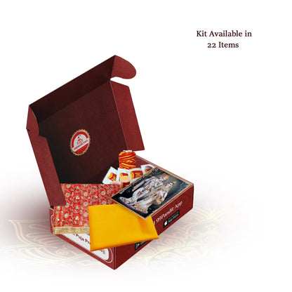 Vedic Radha Ashtami Puja Samagri Kit: Easy to Use for Devotees