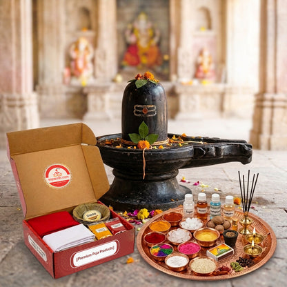Rudrabhishek Puja Kit (33 Items)