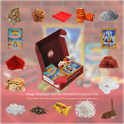 Rudrabhishek Puja Kit + 30 Sambrani Cups – Free Shipping on Prepaid Orders!