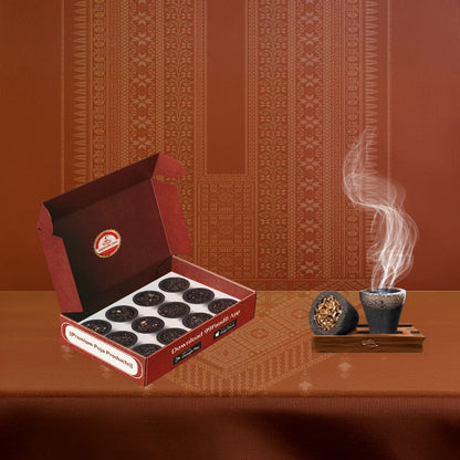 Sambrani Hawan Cups Made with Cow Dung (30 Hawan Cups)