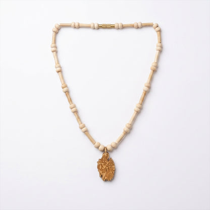 Natural Tulsi String Kanthi Locket Radha Krishna(Lab Certified)