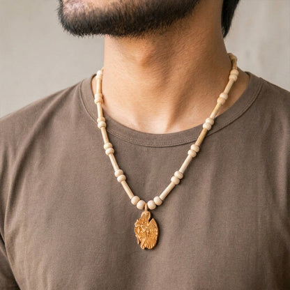 Natural Tulsi String Kanthi Locket Radha Krishna(Lab Certified)