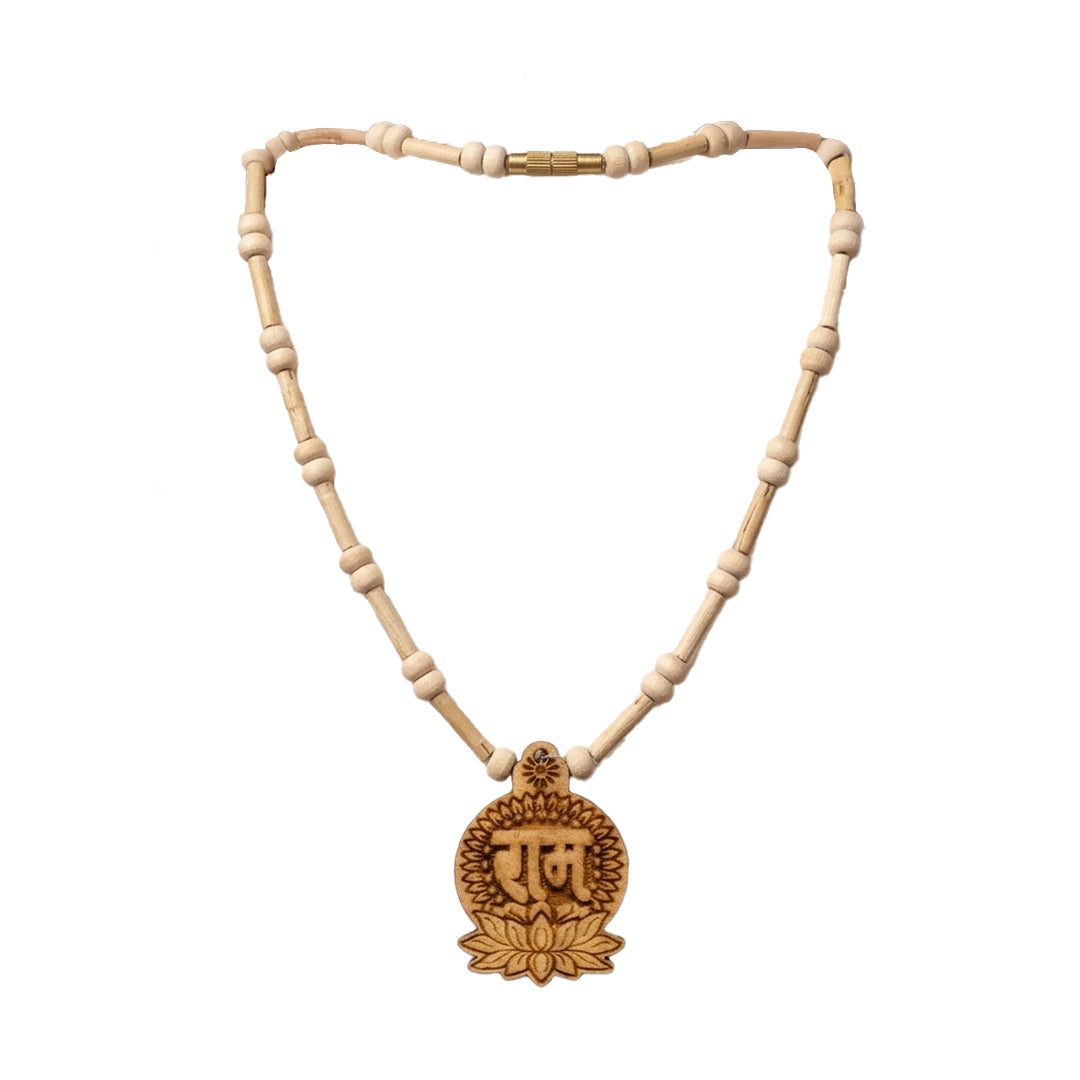 Natural Tulsi Ram Locket Kanthi Mala (Lab Certified)