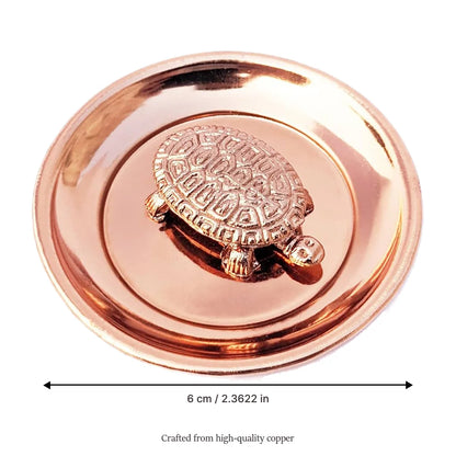 Feng Shui Vastu Turtle Tortoise Plate Set: Wealth, Health, & Success