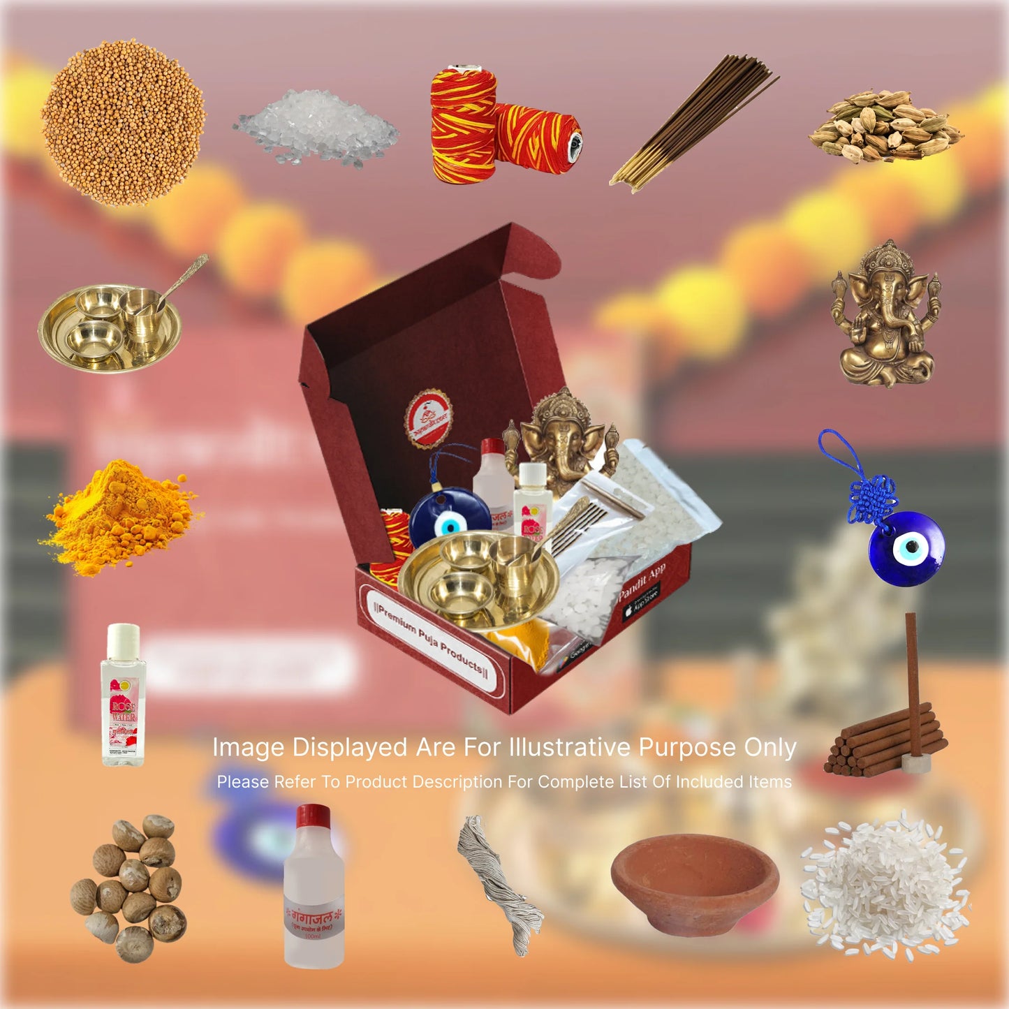 Authentic Vehicle Puja Samagri Kit for a Shubh Aarambh on the Road