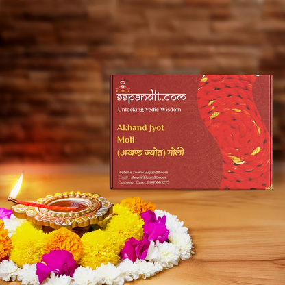 Best-Quality Akhand Jyot Batti - Moli for Holy Lighting