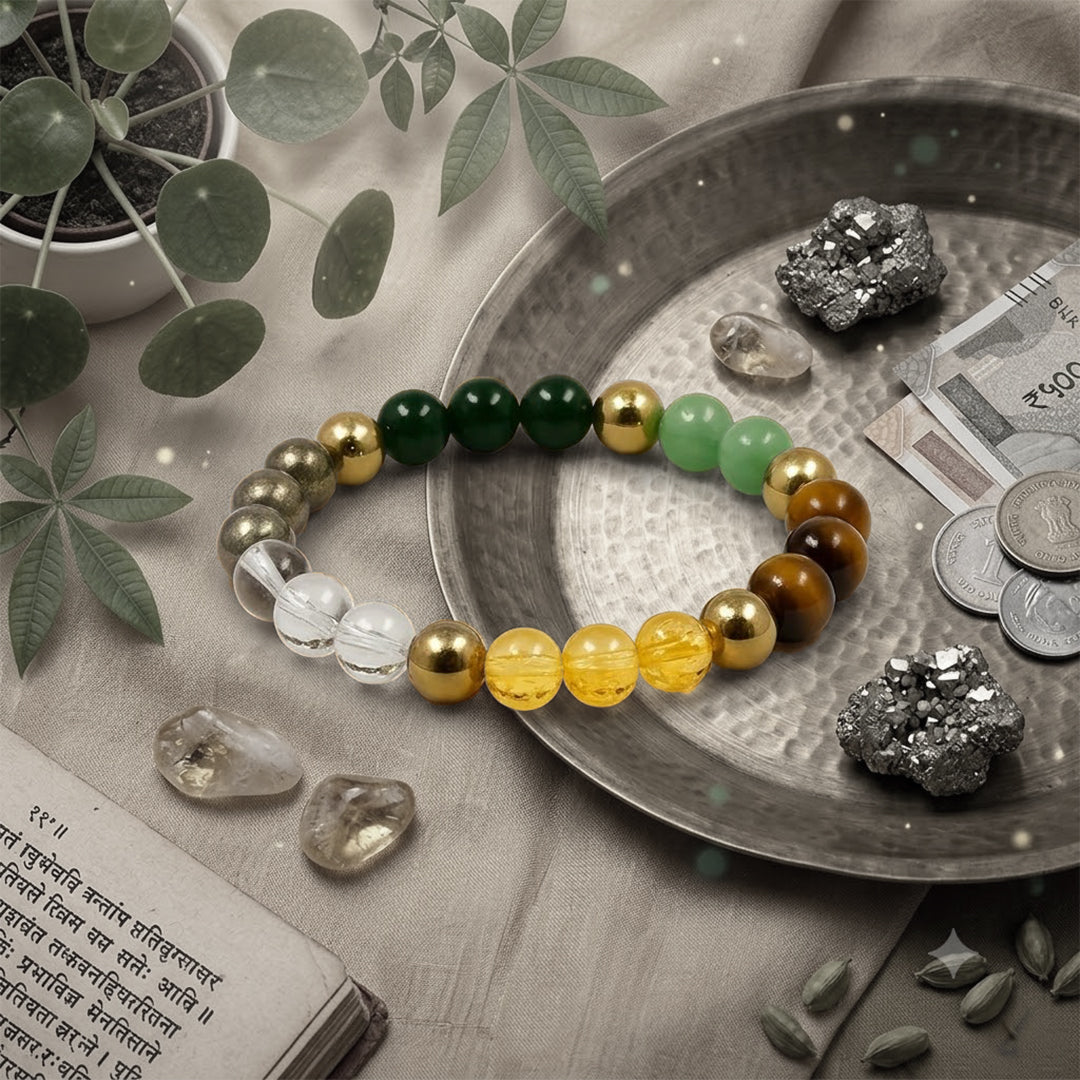 Dhan Yog Bracelet for Wealth, Luck & Career Success (Lab Certified)
